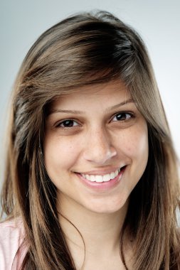gülümseyen mutlu portre