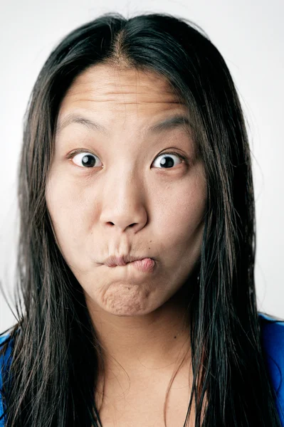 Silly funny face — Stock Photo, Image