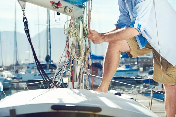 Anlegeplatz für Segelboote — Stockfoto