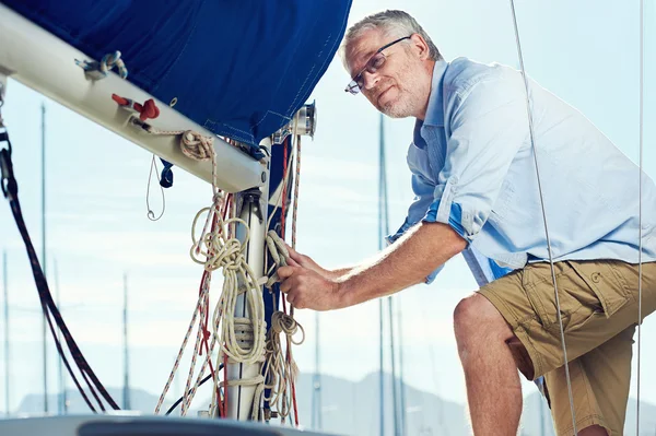 Anlegeplatz für Segelboote — Stockfoto