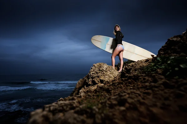 Surfista chica — Foto de Stock