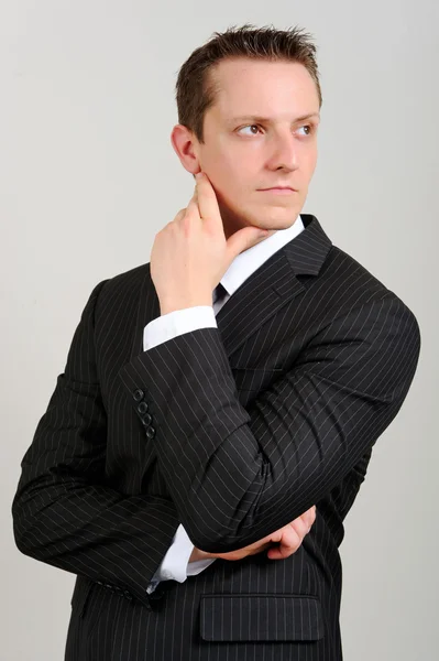 Caucasian man in suit — Stock Photo, Image