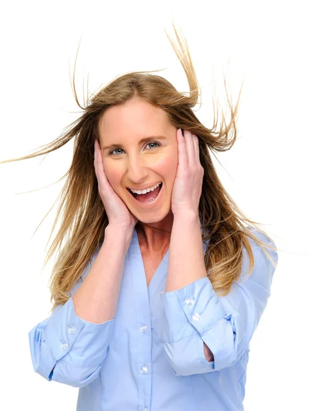 Excited woman — Stock Photo, Image