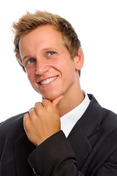 Handsome man in business suit — Stock Photo, Image