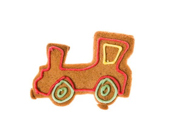 Decorated homemade gingerbread cookies — Stock Photo, Image