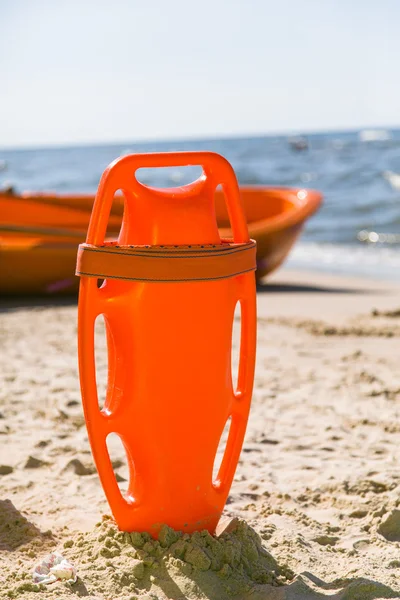 Life wheel with sea on backround — Stock Photo, Image