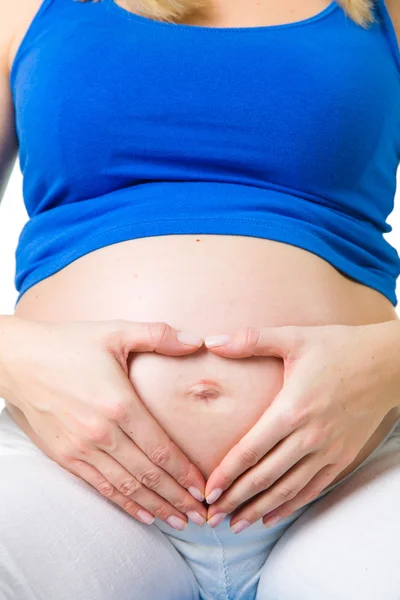 Beauty pregnant woman Pregnant woman — Stock Photo, Image