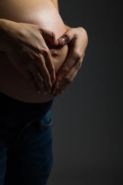 Belleza mujer embarazada Mujer embarazada —  Fotos de Stock