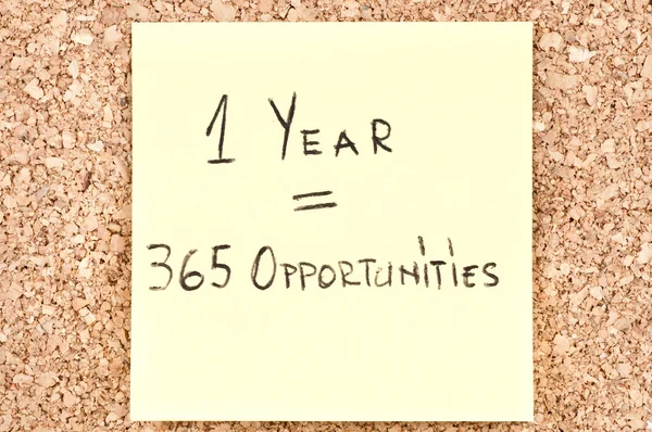 "1 Year 365 Opportunities" — Stock Photo, Image