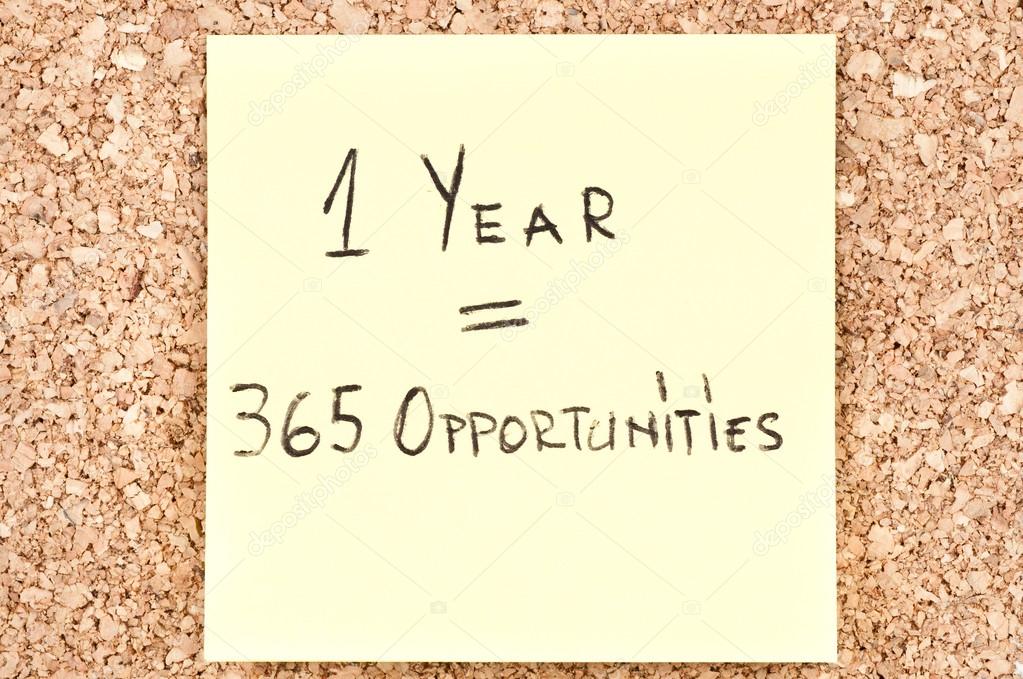 1 Year 365 Opportunities Stock Photo Image By C Mhpetre