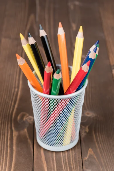 Pencil holder — Stock Photo, Image