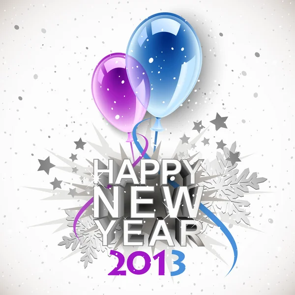 Винтажный Новый год 2013 — стоковый вектор