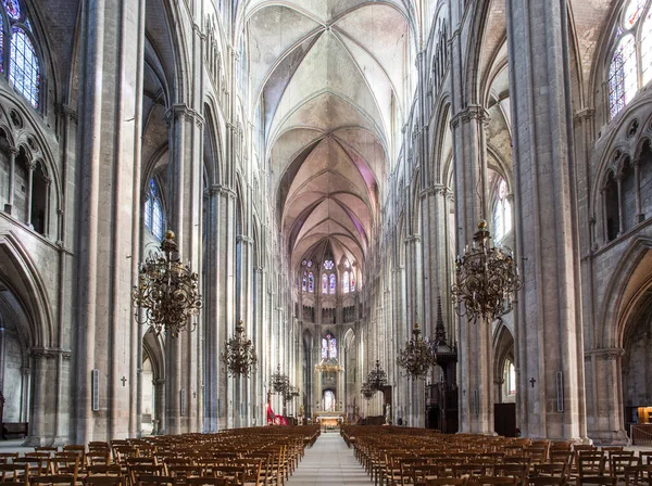 Bourges Centre Val Loire France Jan 2017 Cathedral Saint Etienne — Stock Photo, Image