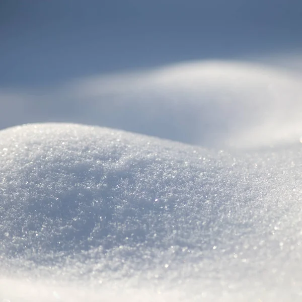 Bílá Vlna Sněhu Čtvercové Pozadí — Stock fotografie