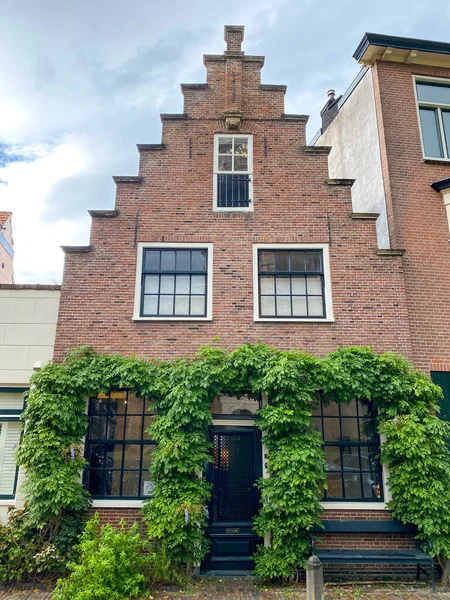 Edifício Histórico Centro Cidade Velha Haarlem Países Baixos — Fotografia de Stock