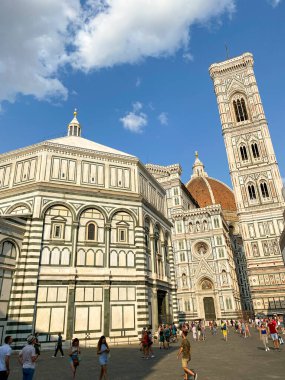 Cathedral of Santa Maria del Fiore in the old city center of Florence, Italy