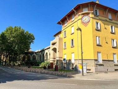 The old boys school building in Carcassonne, France