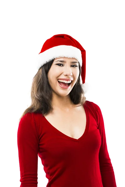 Santa vrouw — Stockfoto