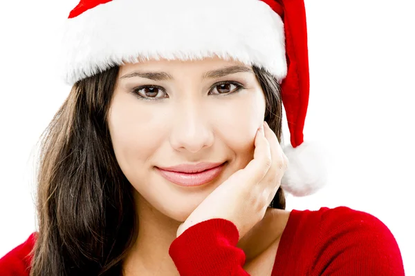 Santa vrouw — Stockfoto