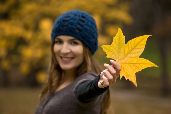 Enjoying the autumn — Stock Photo, Image