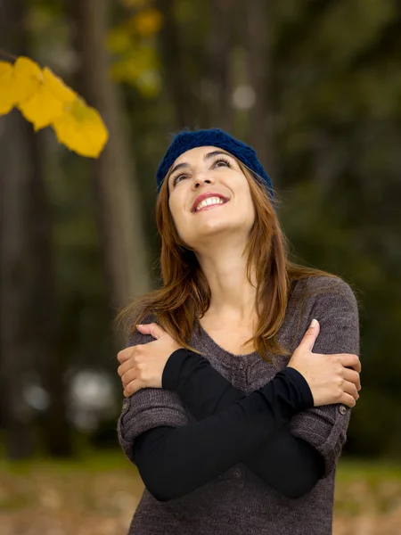 Genieten van de herfst — Stockfoto