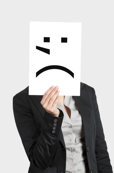 Weinendes Emoticon — Stockfoto