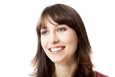 gülümseyen kadın