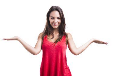 Kollarını bir ölçek yapma