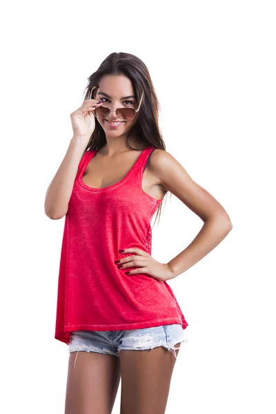 Wearing sunglasses — Stock Photo, Image