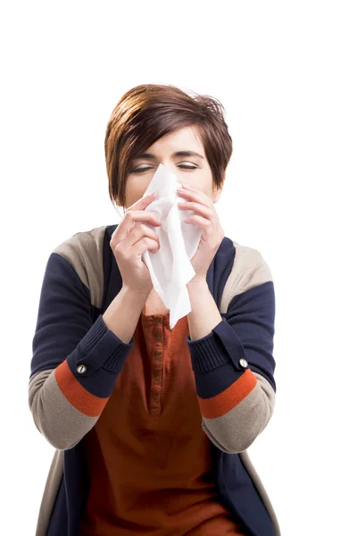 Sick woman — Stock Photo, Image