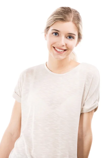 Beautiful girl smiling — Stock Photo, Image