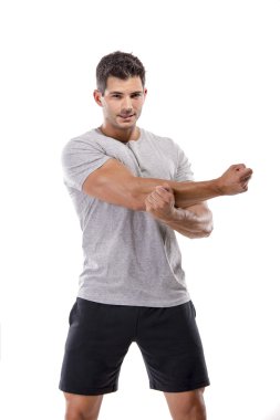 Egzersiz yapan adam