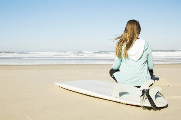 Checking the waves — Stock Photo, Image