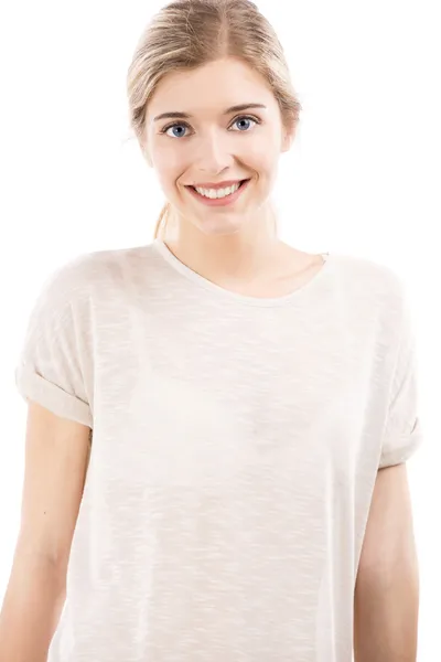 Beautiful girl smiling — Stock Photo, Image