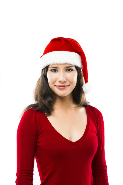 Santa vrouw — Stockfoto