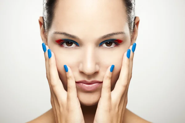 Make-up-Porträt — Stockfoto