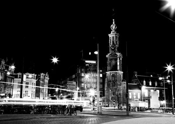 Amsterdam at night — Stock Photo, Image