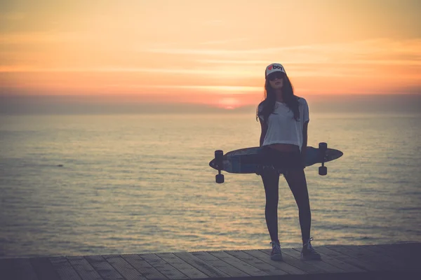 スケーターの女の子 — ストック写真