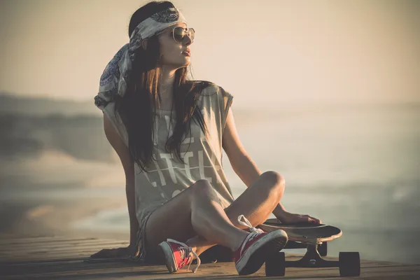 Skater Girl — Stock Photo, Image
