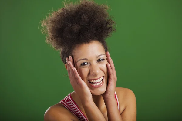 African woman laughing — Stock Photo, Image