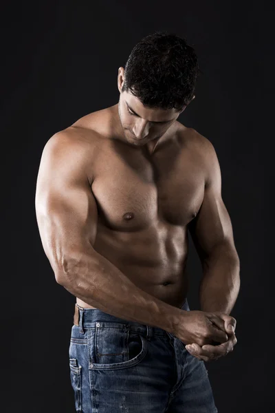 Человек-мускул — стоковое фото