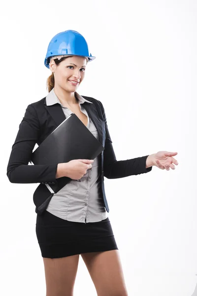 Young female architect — Stock Photo, Image