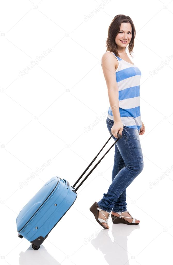 Woman ready for travel