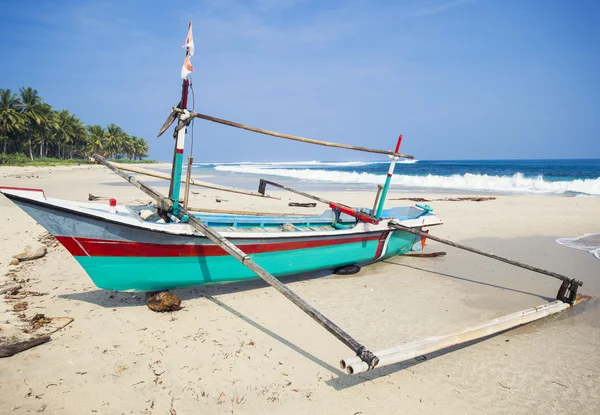 Blue boat — Stock Photo, Image