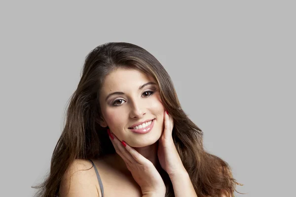 Woman smiling — Stock Photo, Image