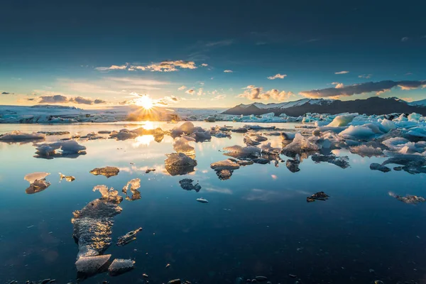 Amazing Jokulsarlon Glaciar Lagoon — Stock Photo, Image