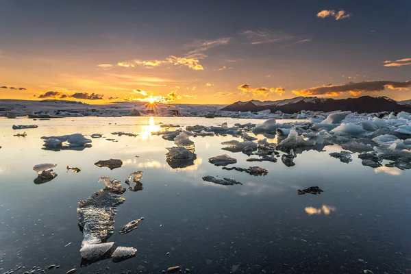 Nanılmaz Jokulsarlon Buzul Gölü — Stok fotoğraf