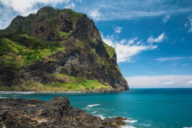 Madeira Adası 'nın güzel manzarası - Portekiz