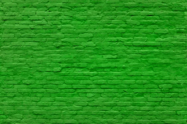 Textura sin costuras y fondo de marco completo de pared de ladrillo cubierto con yeso verde mate — Foto de Stock