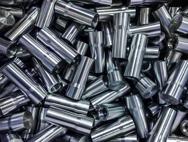 Shiny steel parts backround — Stock Photo, Image